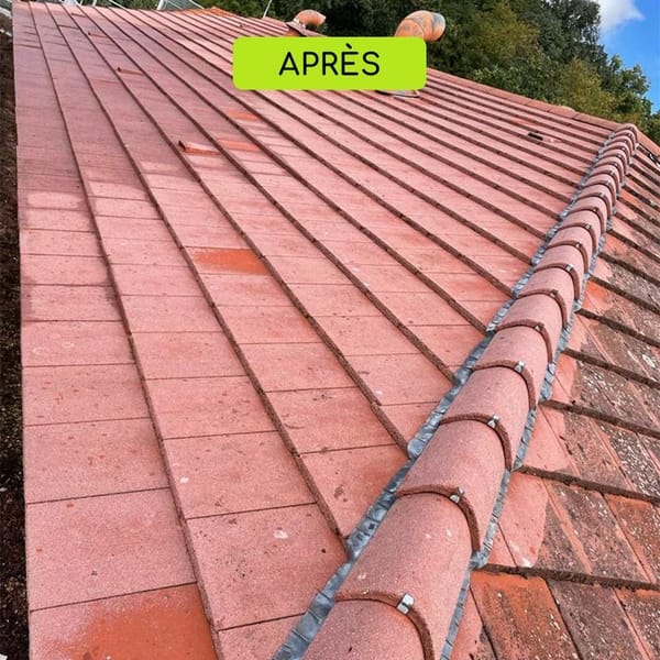 Avant — Réparation de fuite